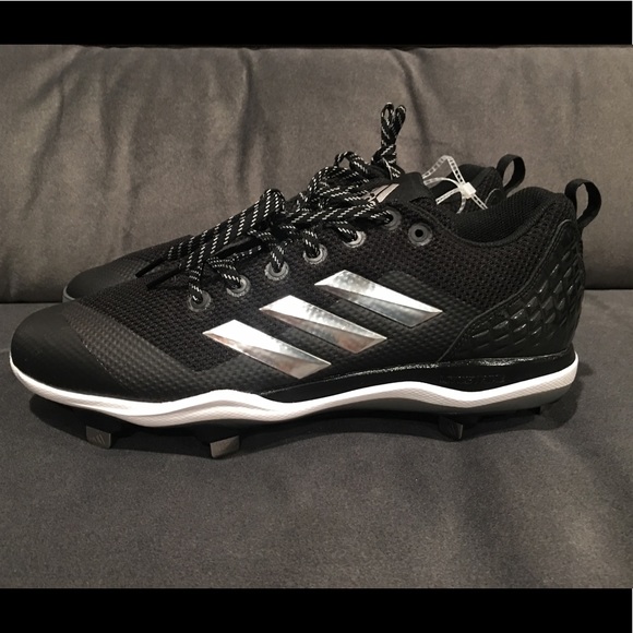 Adidas PowerAlley 5 Black Metal Baseball size 11.5 - Picture 1 of 6